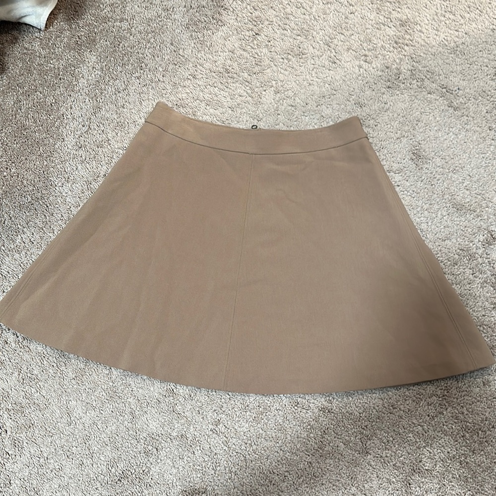 Loft dark tan skirt